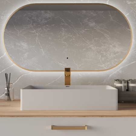 Накладная раковина Abber Rechteck AC2220MW 60x36 белая матовая фото