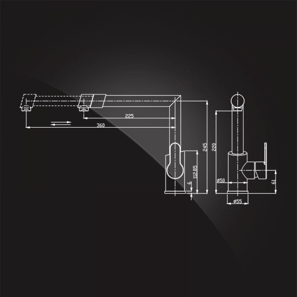 Смеситель для кухни Elghansa Dynamic 5636338 фото