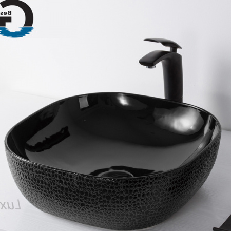 Накладная раковина CeramaLux Luxe Line D1301H004 42,5х42,5 фото