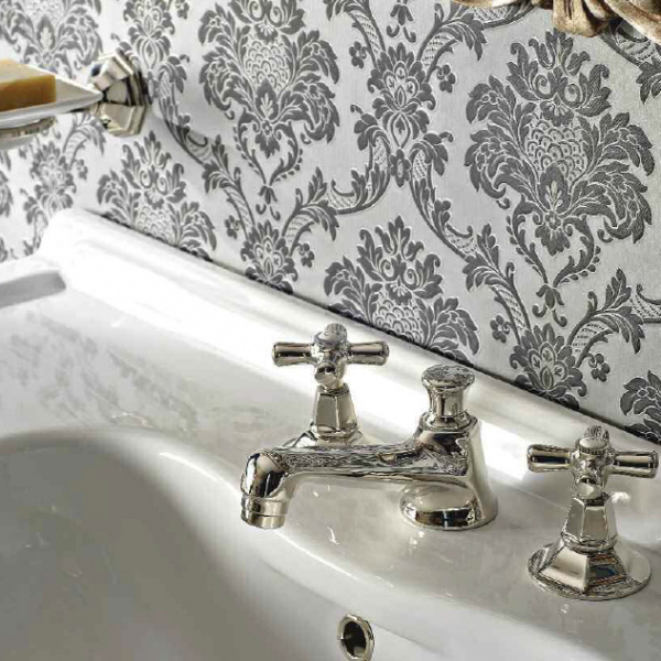 Смеситель для раковины двухвентильный Sbordoni Deco DE142CR фото