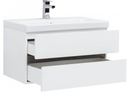 Тумба с раковиной Aquanet Беркли 80 00254290 + 00246880 фото