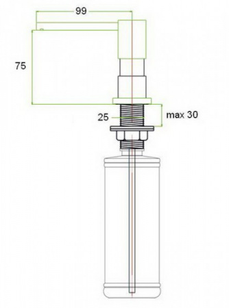 Дозатор Zorg Inox ZR-22 BR бронза фото