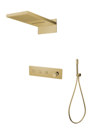 Душевая система для скрытого монтажа Boheme Fusion 130-G фото