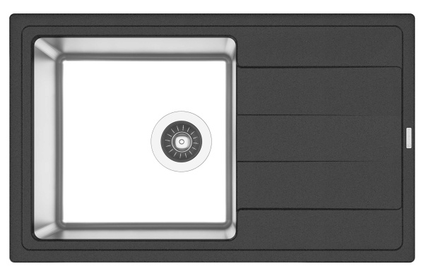 Кухонная мойка КОМБИ 780 Florentina 21.395.D0780 антрацит фото