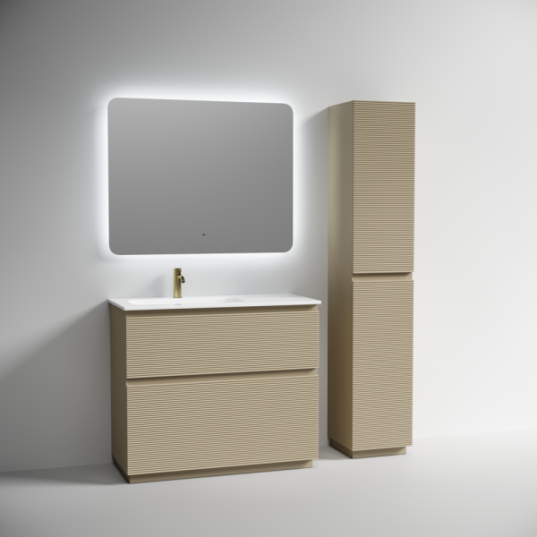 Тумба под раковину Sancos Folk Floor FL100FLCP капучино фото