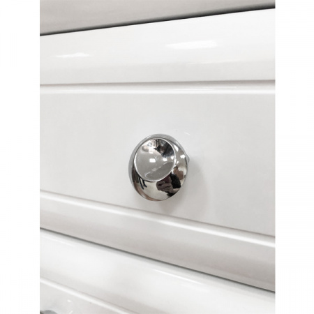 Тумба Comforty Сочи-100 белый глянец с раковиной Эльбрус-100 фото