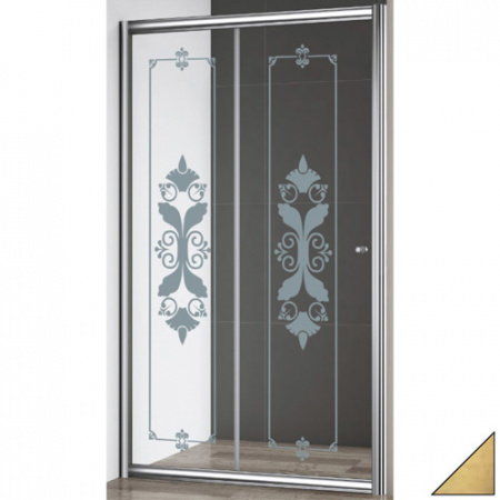 Душевая дверь Cezares Giubileo GIUBILEO-BF-1-120-CP-Br 120 см фото