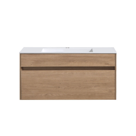 Тумба под раковину Vincea Chiara VMC-2C100NO N.Oak 100 см фото