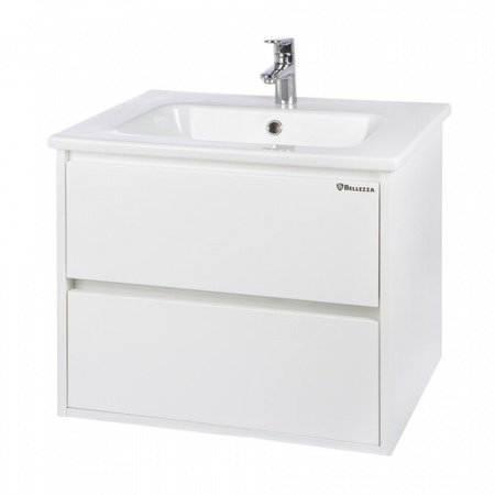 Тумба под раковину Bellezza Лоренцо 60 белая фото