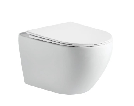 Подвесной унитаз со смывом торнадо CeramaLux N TR0199 фото