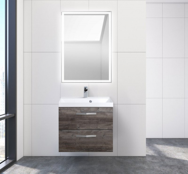 Тумба под раковину Belbagno Aurora AURORA-600-2C-SO-PP Pino Pasadena фото