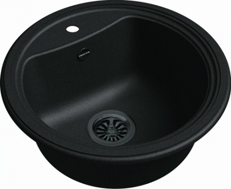 Мойка кухонная Ewigstein Antik A- R50 черный фото