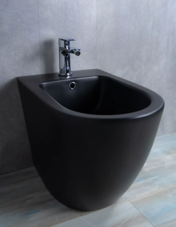 Биде напольное Gid BDN-36BM черное матовое фото