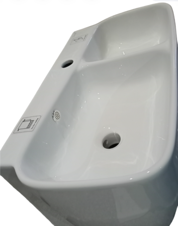 Раковина-моноблок подвесная Cerutti SPA Double Marco CT9282 фото