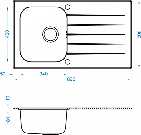 Мойка для кухни Alveus Glassix 10 Желтый фото