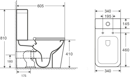 Бачок для унитаза Owl 1975 Vatter Ruta-G фото