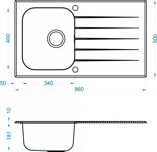 Мойка для кухни Alveus Glassix 10 Фиолетовый фото