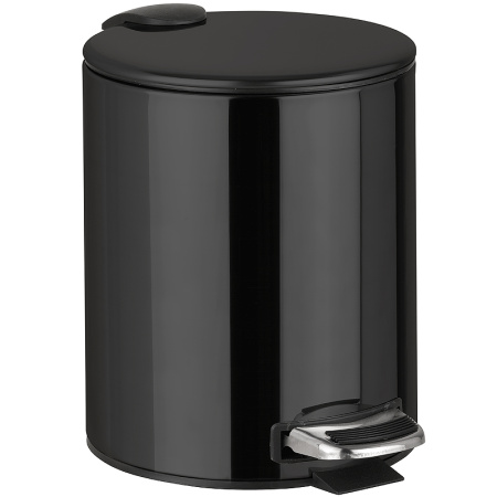 Мусорное ведро для ванной с педалью Bemeta Hematit 159315013 антрацит глянцевый фото