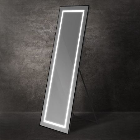 Зеркало напольное BelBagno SPC-KRAFT-555-1700-TCH-PIA-NERO 55x165 фото