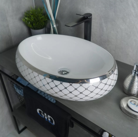 Накладная раковина GID NC262 59х40 фото