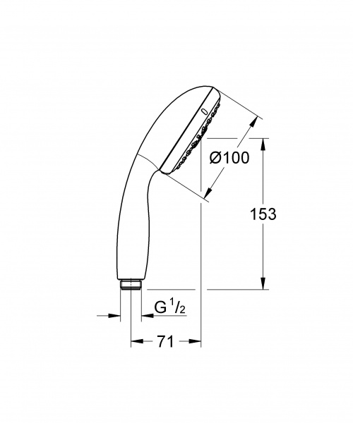 Душевая лейка Grohe Tempesta New 28578002 фото