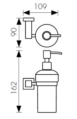 Дозатор для жидкого мыла Kaise Canon KH-2310 фото