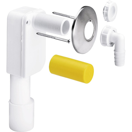 Сифон скрытого монтажа для подключения стиральной или посудомоечной машин Viega 452452 фото