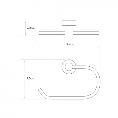 Полотенцедержатель WasserKRAFT Donau K-9460 фото