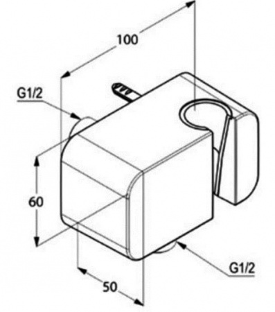 Шланговое подсоединение Kludi A-QA 6556005-00 фото