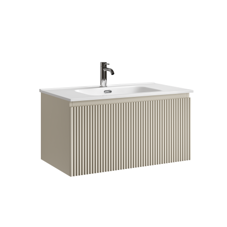 Тумба под раковину Sancos Snob R 1.0 SNR1.080CE Beige Soft фото