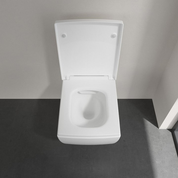 Подвесной унитаз безободковый Villeroy&Boch Memento 2.0 4633R0R1 альпийский белый фото