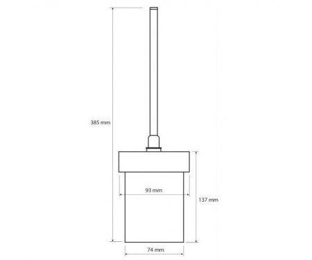 Ершик для туалета Bronze de Luxe 1760 10506 фото