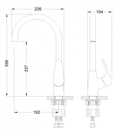 Смеситель для кухни Lemark Linara LM0405C фото