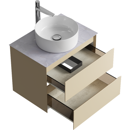 Тумба под накладную раковину Aqwella Geometria 65 GE01652MD морская дюна фото