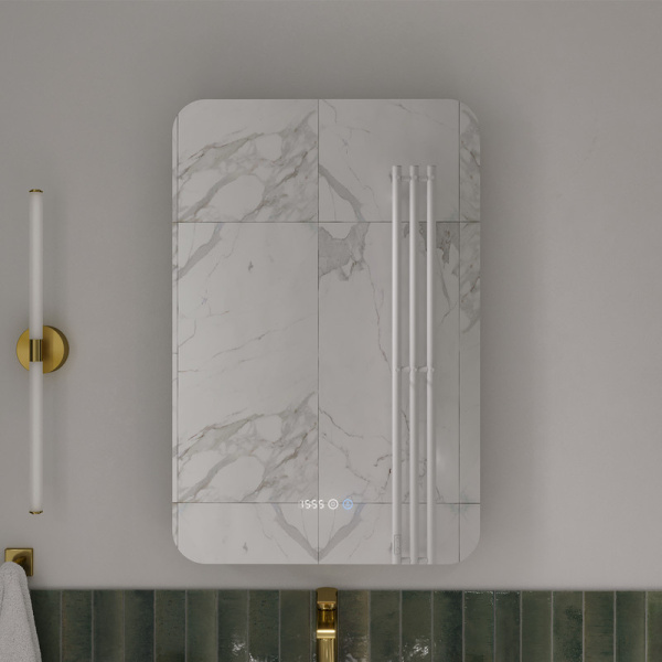 Зеркальный шкаф с подсветкой EQUIL Desert 57 szDSRT.LED57.R-25 правый, амарок фото