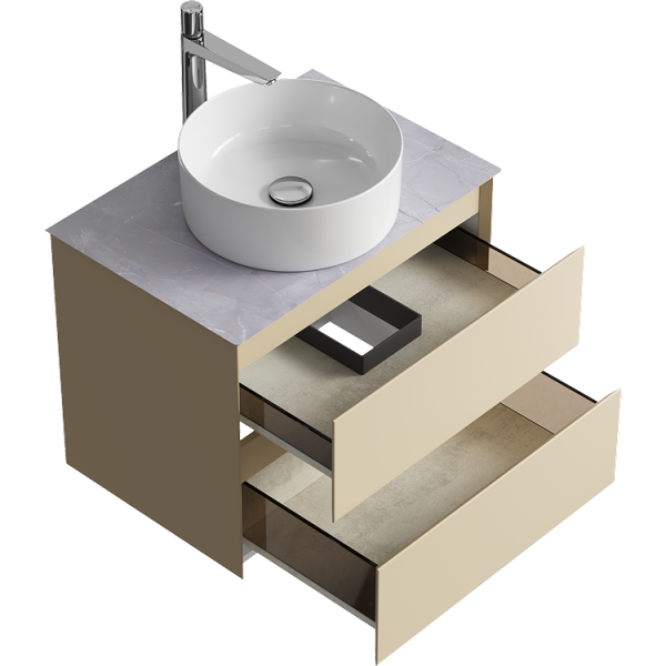 Тумба под накладную раковину Aqwella Geometria 65 GE01652MD морская дюна фото