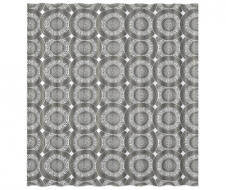 Текстильная шторка для ванной WasserKRAFT Salm SC-76101 фото