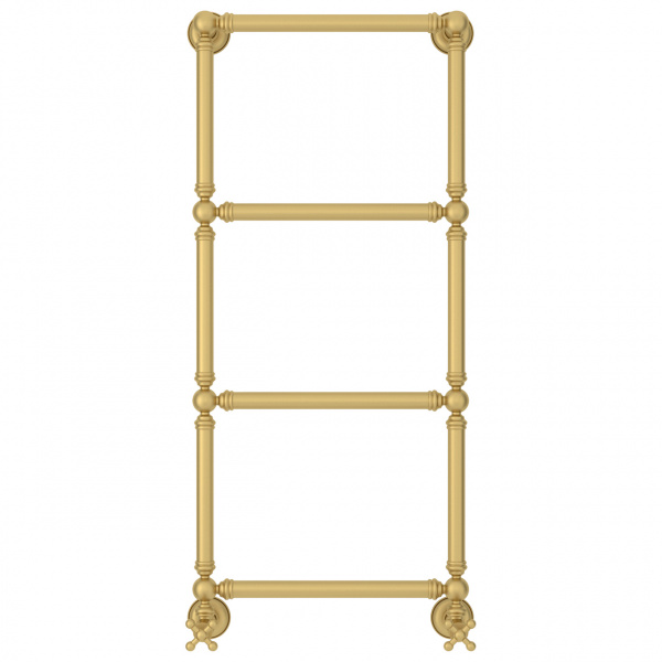 Водяной полотенцесушитель Сунержа Ренессанс 96х40 032-0280-9640 матовое золото фото