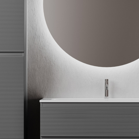 Тумба под раковину Sancos Folk FL100GS Grey soft фото