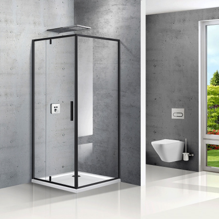 Душевой уголок Vincea Slim VPR-2SL9012CLB-L 120x90 фото