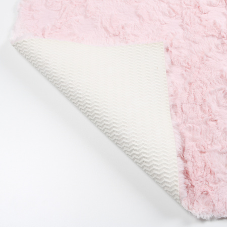 Коврик для ванны Fixsen Delux FX-9040W 120x70 розовый фото