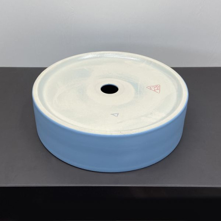 Накладная раковина Comforty 9110ML 00-00007630 39x39 голубая матовая фото