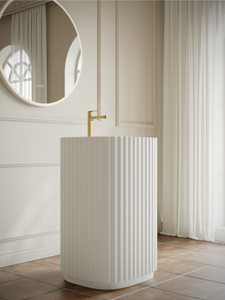 Напольная раковина AltroBagno Koko 500 White AltroBagnoKoko500White фото