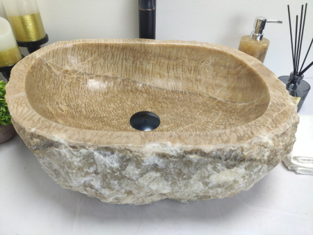 Накладная раковина из оникса Indo Erozy Sunset EO-00072 фото