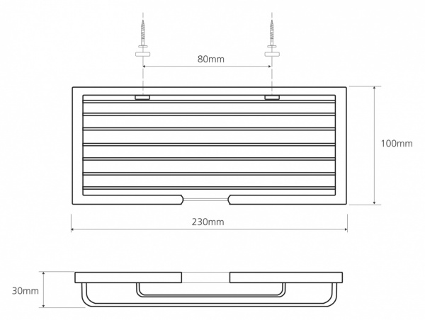 Мыльница настенная Bemeta Cytro 102308072 фото
