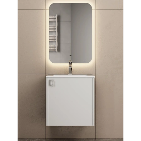 Тумба под раковину Uperwood Aurora TAurora50wm белая матовая фото