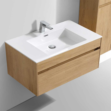 Тумба под раковину Vincea Chiara 100 VMC-1C100YO Y.Oak фото