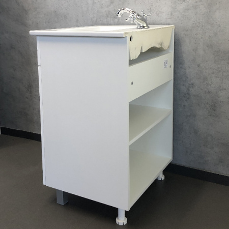 Тумба Comforty Модена М-60 с раковиной Quadro 60 фото