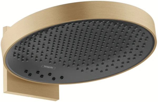 Верхний тропический душ Hansgrohe 360 3jet 26234140 шлифованная бронза фото