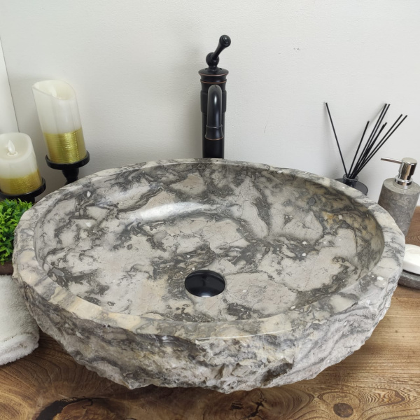 Накладная раковина из мрамора Erozy Doreng EM-00834 (56*47*15см) фото